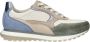 Gabor Sneakers Dames Lage sneakers Damesschoenen Suède 46.375 Beige combi - Thumbnail 1