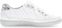 Gabor Comfortabele witleren sneaker met versieringen White Dames - Thumbnail 3