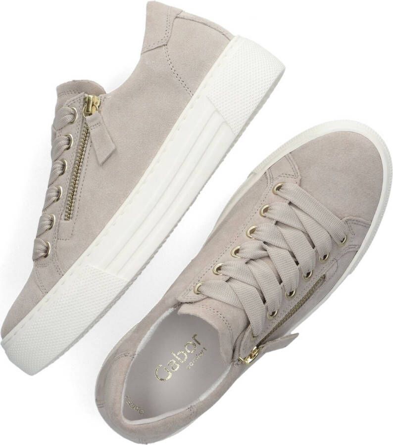 Gabor 465 Lage sneakers Dames Beige