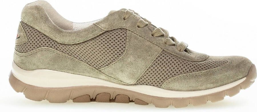 Gabor Beige Textiel Basket Rollingsoft Groen Green Dames