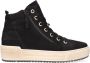 Gabor Zwarte hoge sneakers met dubbele rits en plateauzool Black Dames - Thumbnail 2