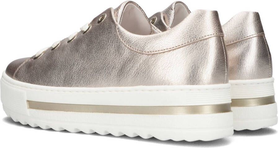 Gabor 496 Sneakers Leer Dames Goud