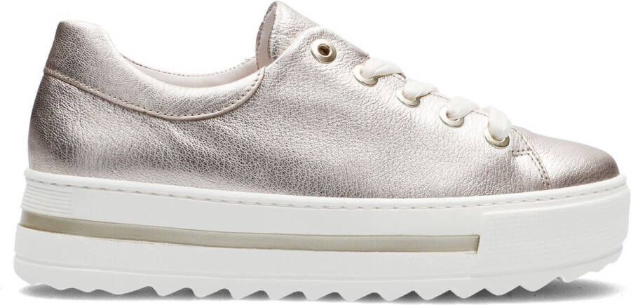 Gabor 496 Sneakers Leren Sneaker Dames Goud