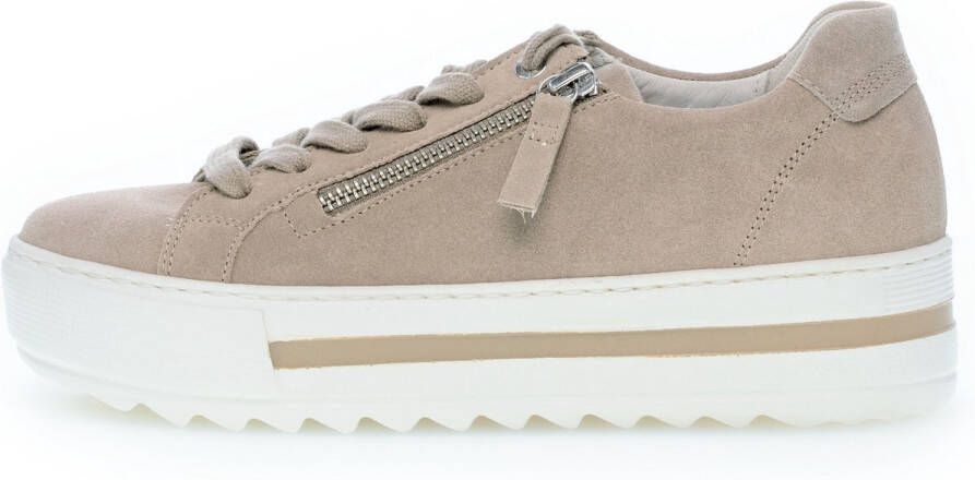 Gabor 498 Lage sneakers Dames Beige