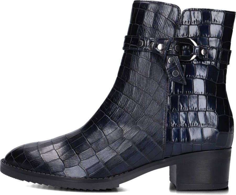 Gabor 511 Enkellaarsjes Enkelboots met rits Dames Blauw