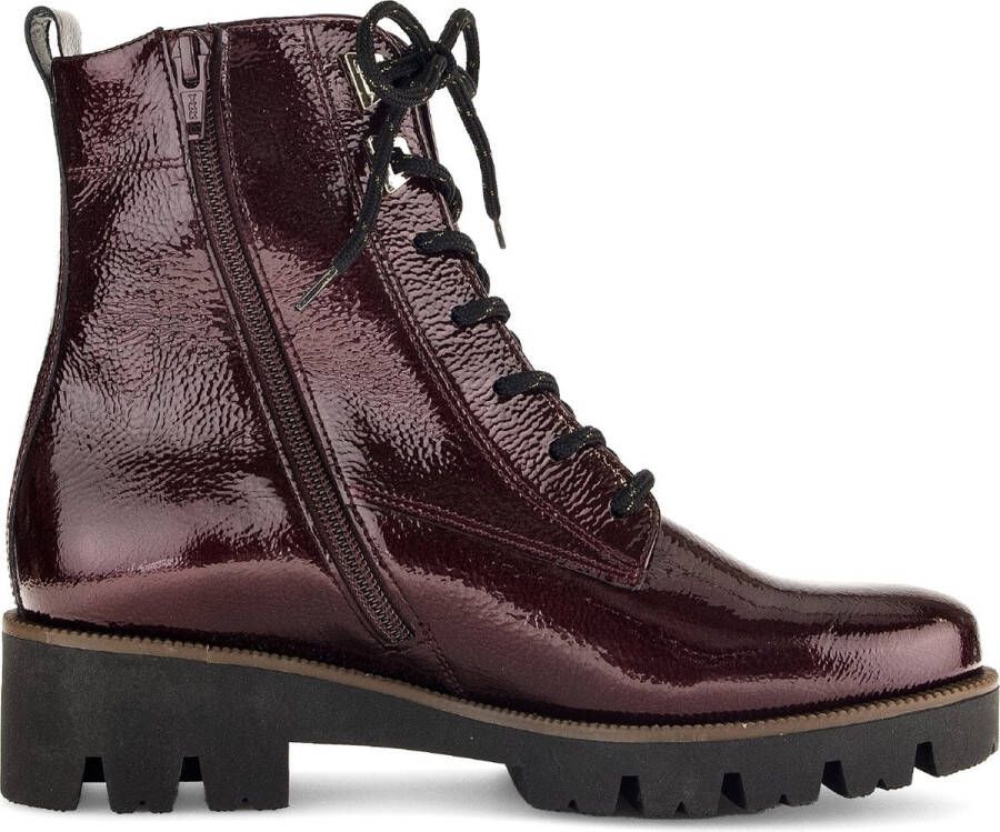 Gabor Veterboot 52.055.88 Burgund Bordeaux Lak Wijdte H