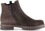 Gabor Suède Chelsea Boot met Metallic Detail Brown Dames - Thumbnail 10