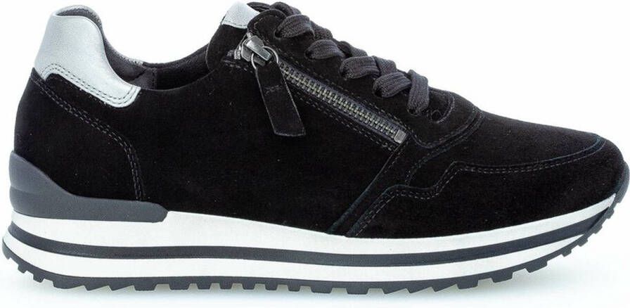 Gabor 528 Lage sneakers Dames Zwart