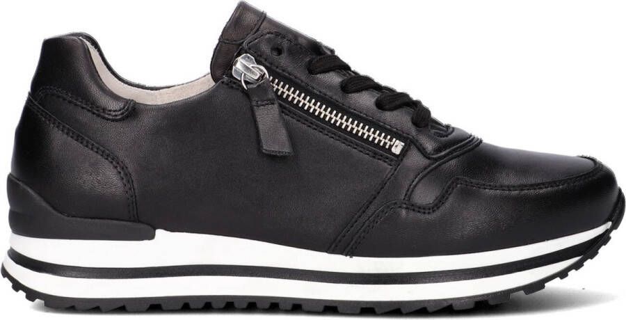 Gabor 528 Sneakers Leer Dames Zwart