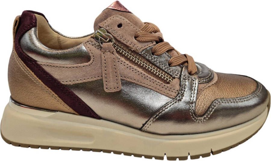 Gabor 56.446.63 dames sneakers (4) metallic