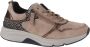 Gabor Comfortabele Rollingsoft Sneaker met Stabiliteit Beige Dames - Thumbnail 7