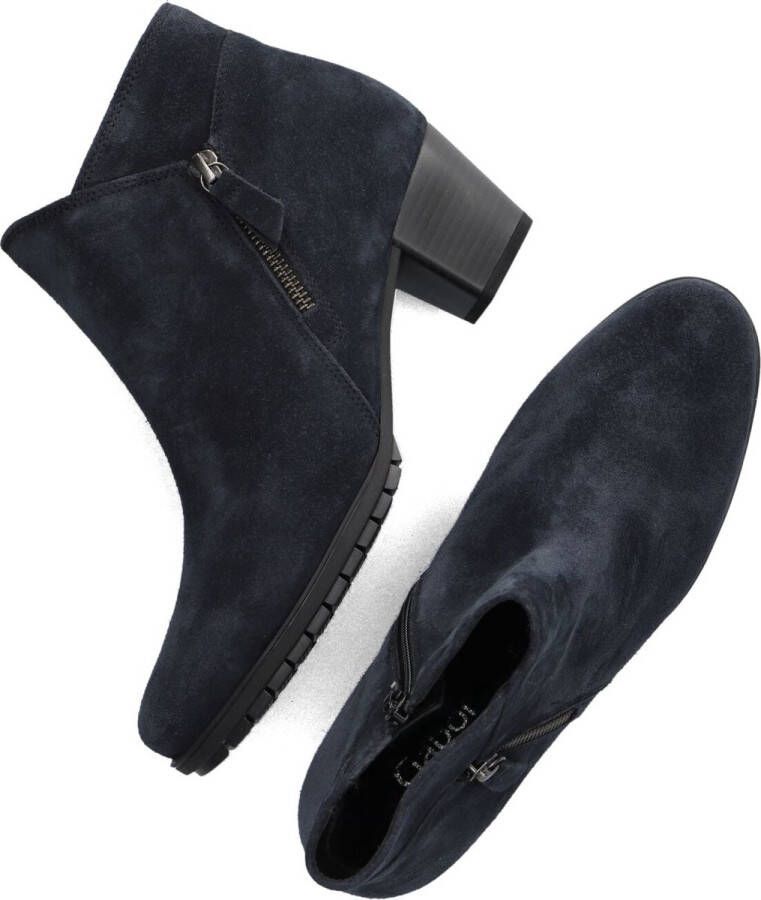 Gabor 603.1 Enkellaarsjes Enkelboots met rits Dames Blauw