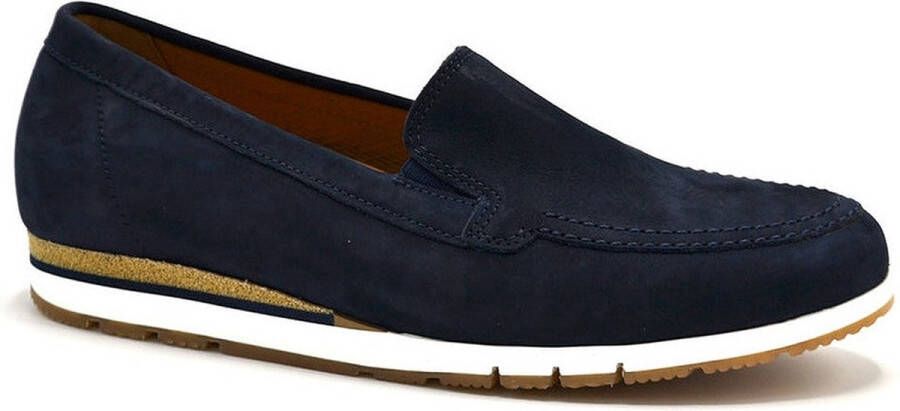 Gabor Dames Mocassin Slip-On Comfort Schoenen Blue Dames