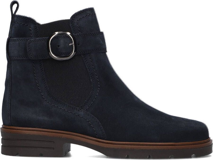 Gabor 653.1 Enkellaarsjes Enkelboots met rits Dames Blauw