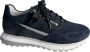 Gabor 66.378.46 Dark Blue Silver H-Wijdte Veterschoenen - Thumbnail 3