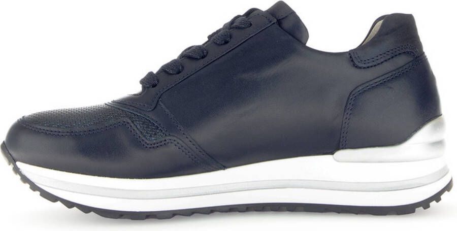 Gabor Comfort Blauwe Sneaker H-leest