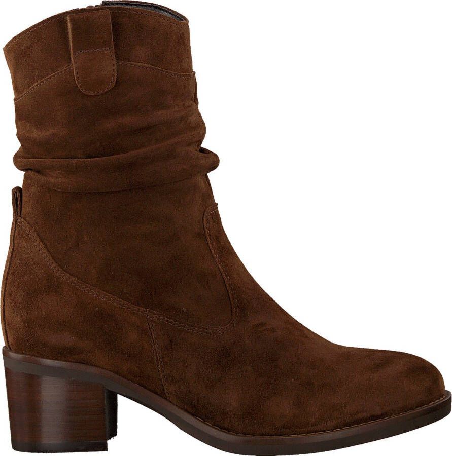 Gabor 670.2 Enkellaarsjes Enkelboots met rits Dames Cognac