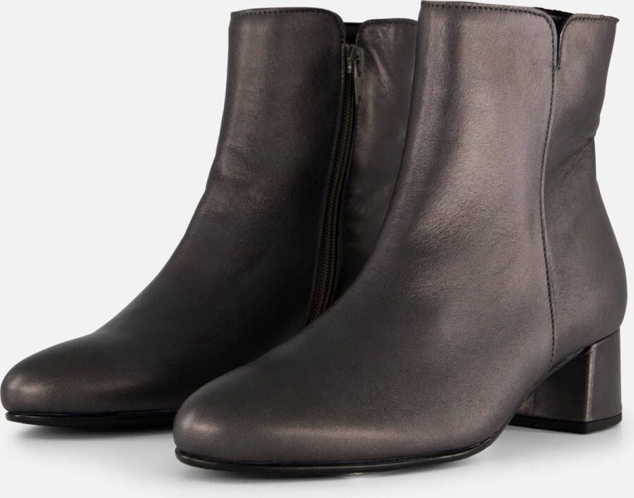 Gabor 680.3 Enkellaarsjes Enkelboots met rits Dames Grijs