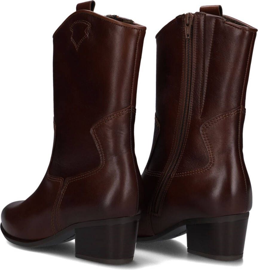 Gabor 681.2 Enkellaarsjes Enkelboots met rits Dames Cognac