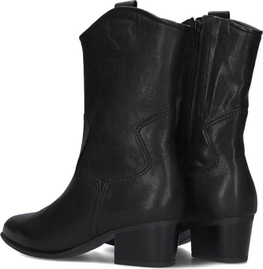 Gabor 681.2 Enkellaarsjes Enkelboots met rits Dames Zwart