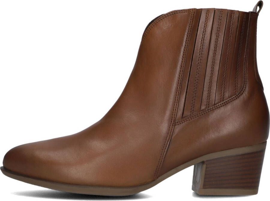 Gabor 682 Enkellaarsjes Enkelboots met rits Dames Camel