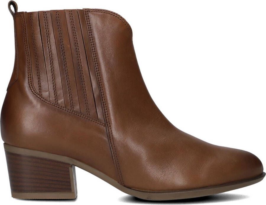 Gabor 682 Enkellaarsjes Enkelboots met rits Dames Camel