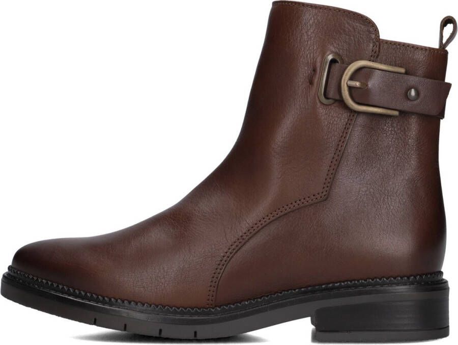 Gabor 702.3 Enkellaarsjes Enkelboots met rits Dames Cognac