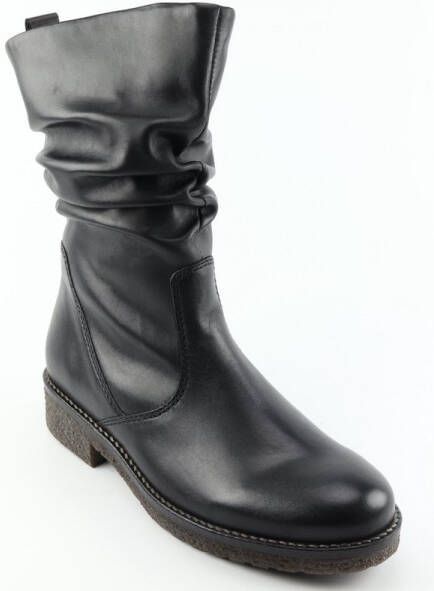 Gabor 703 Enkellaarsjes Enkelboots met rits Dames Zwart