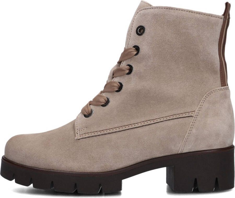 Gabor 711.3 Veterboots Laarzen Met Veters Dames Beige