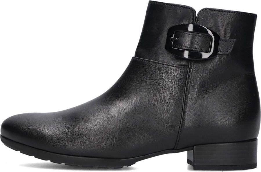 Gabor 714.1 Enkellaarsjes Enkelboots met rits Dames Zwart