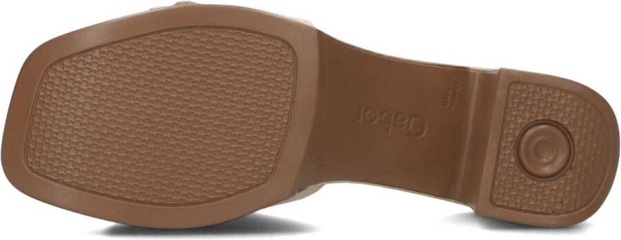 Gabor Beige Suède Trendy Zomer Muiltjes Beige Dames - Foto 2