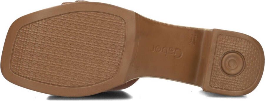 Gabor Trendy Camel Suede Muiltjes met Gesp Brown Dames - Foto 2