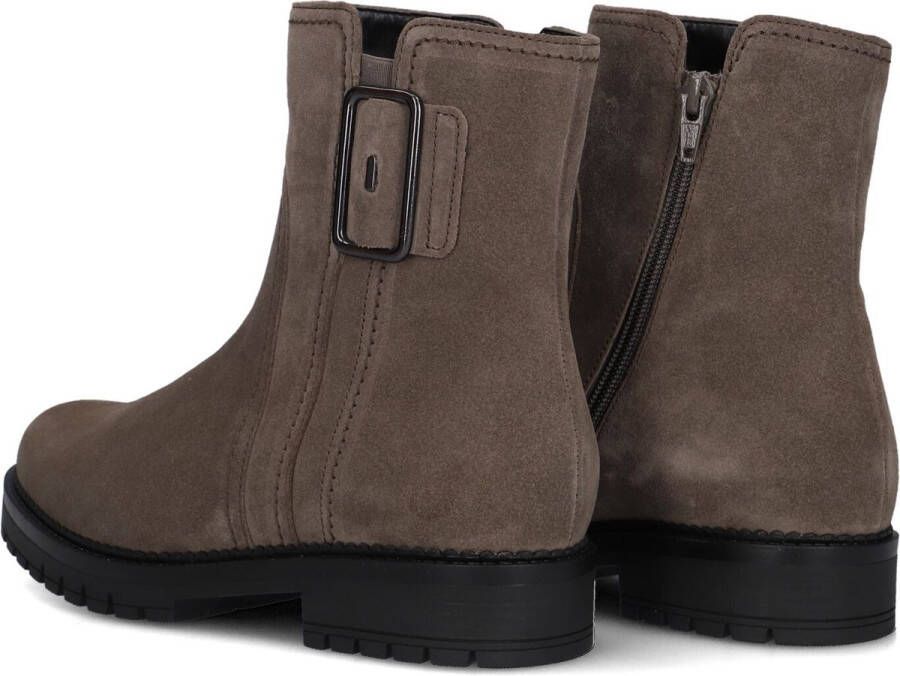 Gabor 724.2 Enkellaarsjes Enkelboots met rits Dames Taupe