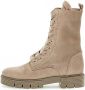 Bruin Tinten 745.4 Veterboots Laarzen Met Veters Dames Taupe - Thumbnail 2