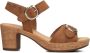 Gabor Cognac Sandaal 764.1 Stijlvol Comfort Brown Dames - Thumbnail 1