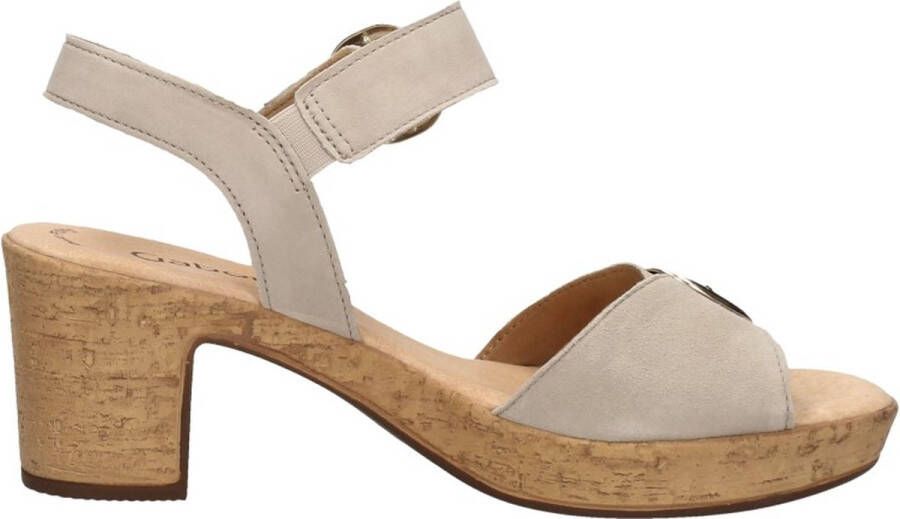 Gabor 764.1 Sandalen Dames Taupe