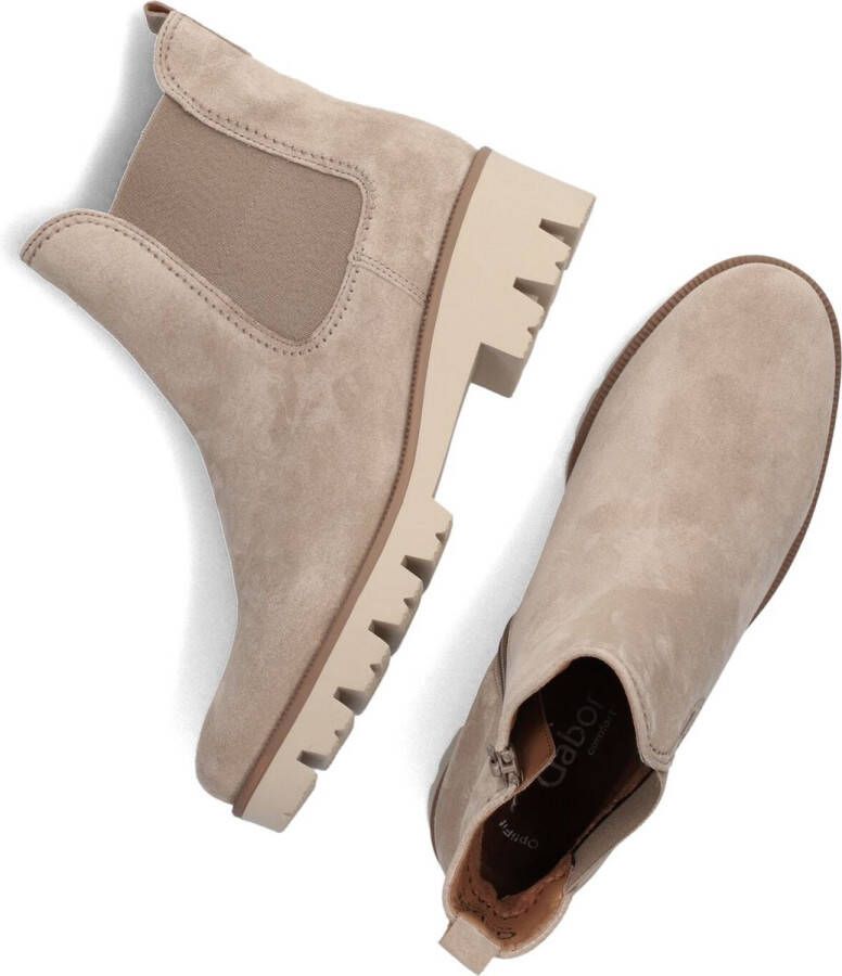 Gabor 771.1 Chelsea boots Enkellaarsjes Dames Beige