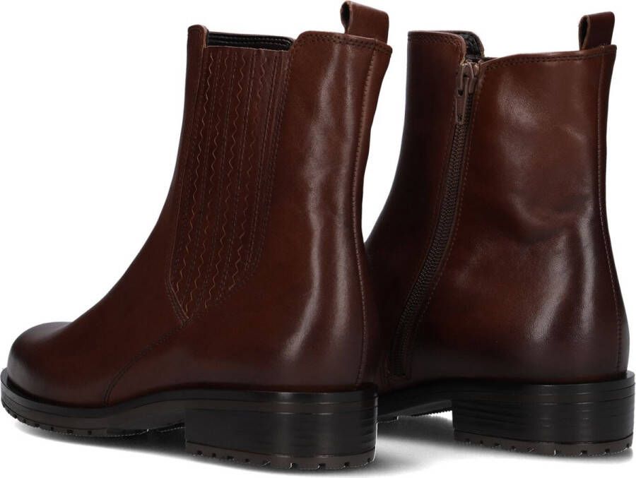 Gabor 792.1 Enkellaarsjes Enkelboots met rits Dames Cognac