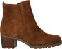 Gabor 800.1 Enkellaarsjes Enkelboots met rits Dames Cognac - Thumbnail 2