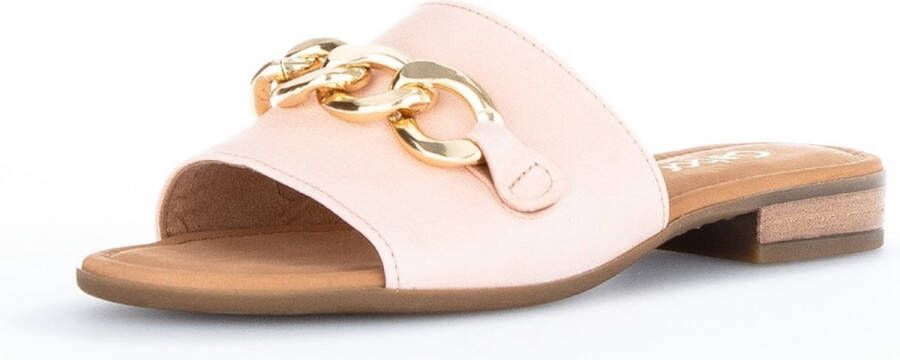 Gabor NU 21% KORTING Slippers met trendy sierketting