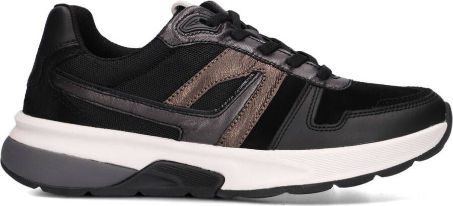 GABOR Lage Sneakers Dames 845.1 Maat: 37 5 Materiaal: Leer Kleur: Zwart