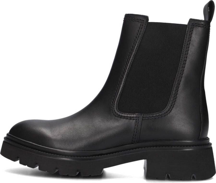 Gabor Zwarte Leren Chelsea Boots Black Dames - Foto 2