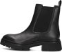 Gabor Zwarte Leren Chelsea Boots Black Dames - Thumbnail 2