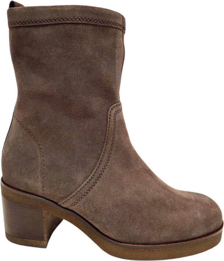 Gabor 851 Enkellaarsjes Enkelboots met rits Dames Beige