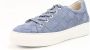 Gabor Blauwe Leren Sneaker Trendy Gewatteerde Stijl Blue Dames - Thumbnail 4