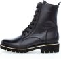 Gabor 92.736.57 Zwarte dames veterboot wijdte G - Thumbnail 1