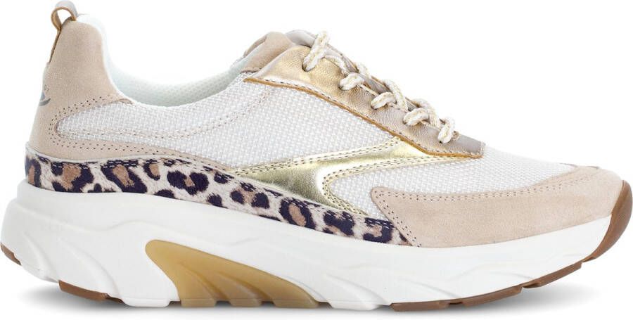 Gabor 935 Sneakers Suède Dames Beige