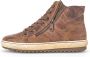 Gabor 754 Hoge sneakers Leren Sneaker Dames Cognac - Thumbnail 2