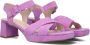 Gabor Lila Suède Kruisband Sandalen Purple Dames - Thumbnail 2