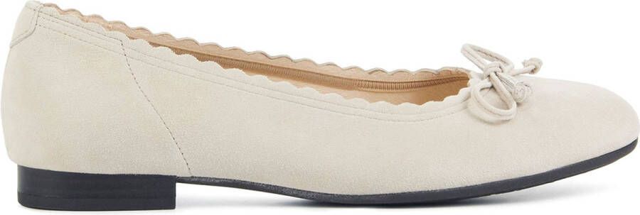 Gabor Ballerina's Dames Damesschoenen Suède 42.601 Beige